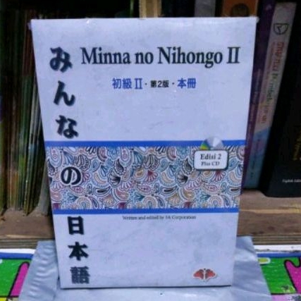 buku Minna no Nihongo II bahasa jepang