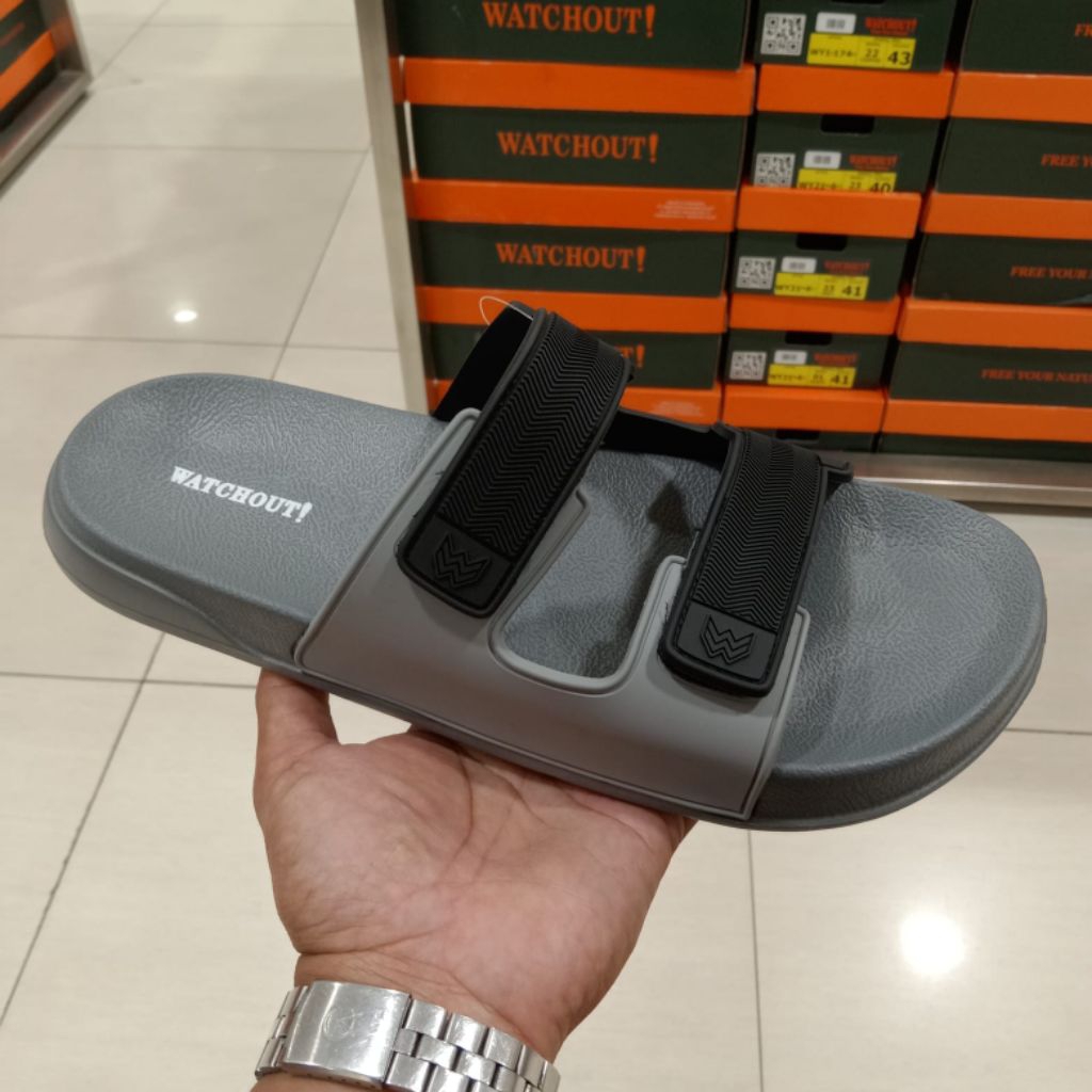 WATCHOUT SANDAL PRIA SLIP ON TALI DUA ORIGINAL