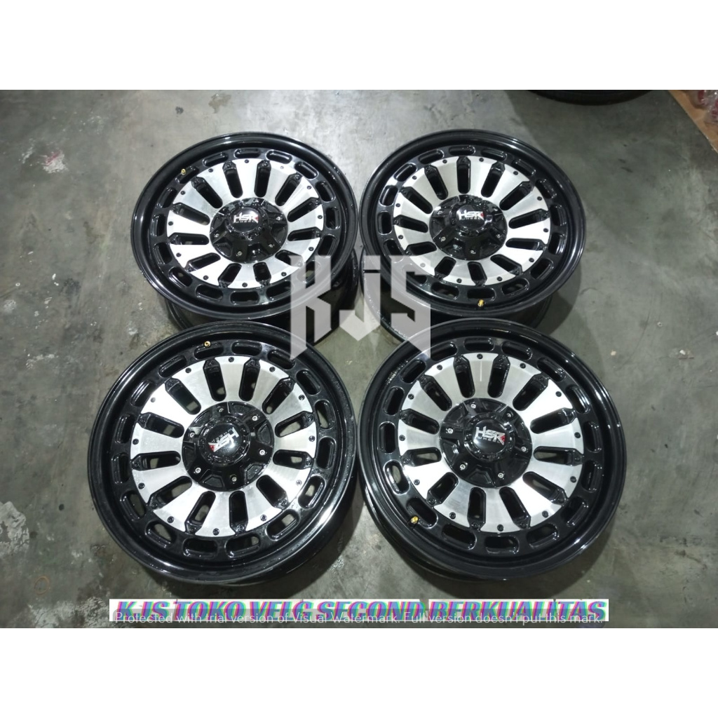 JUAL VELG RACING SECOND MODEL HSR MYTH07 RING 18 PCD 6X139.7 COCOK UNTUK MOBIL HUMMER HYUNDAI H1 FOR