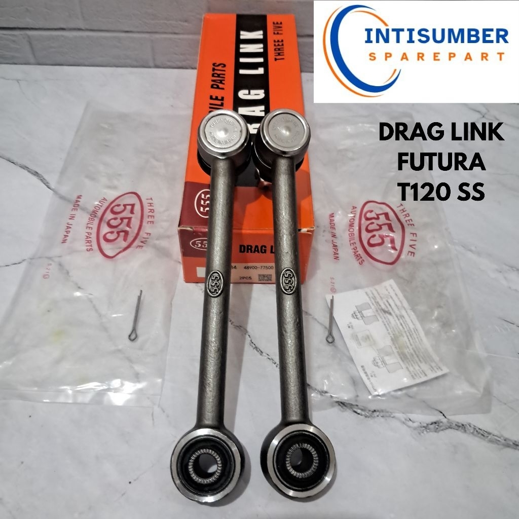 DRAG LINK SUZUKI FUTURA T 120 SS TIE ROD PANJANG MERK 555 JAPAN ORIGINAL