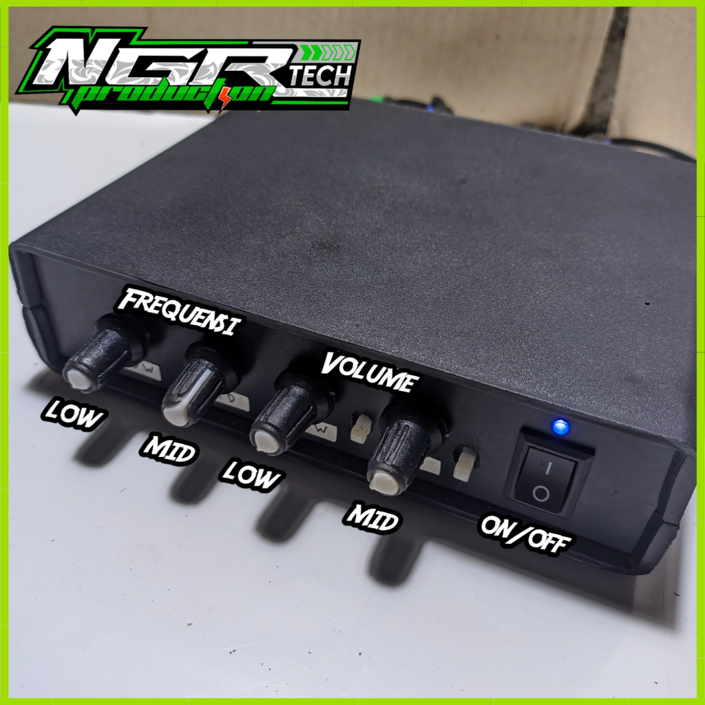 Crossover Aktif Miniatur Rakitan 2 Way Low Mid