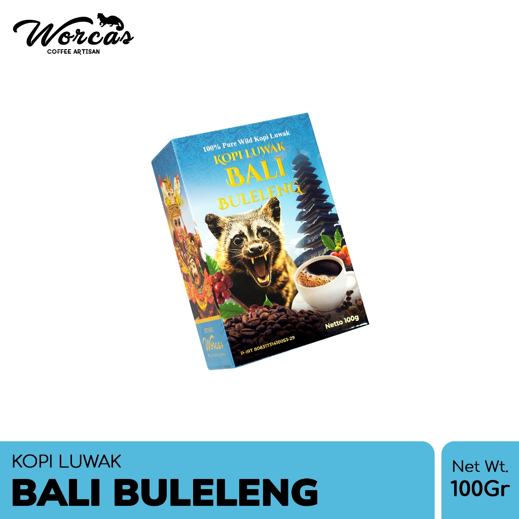 

WORCAS Kopi Luwak Bali Buleleng 100gr - Classic Box