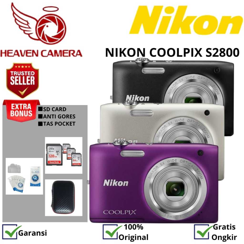 NIKON COOLPIX S2800 / NIKON S2800 / NIKON S2800 DIGITAL CAMERA