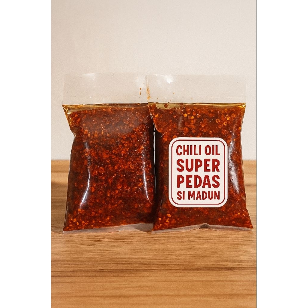 

chili oil pedas gurih si madun 250 gram