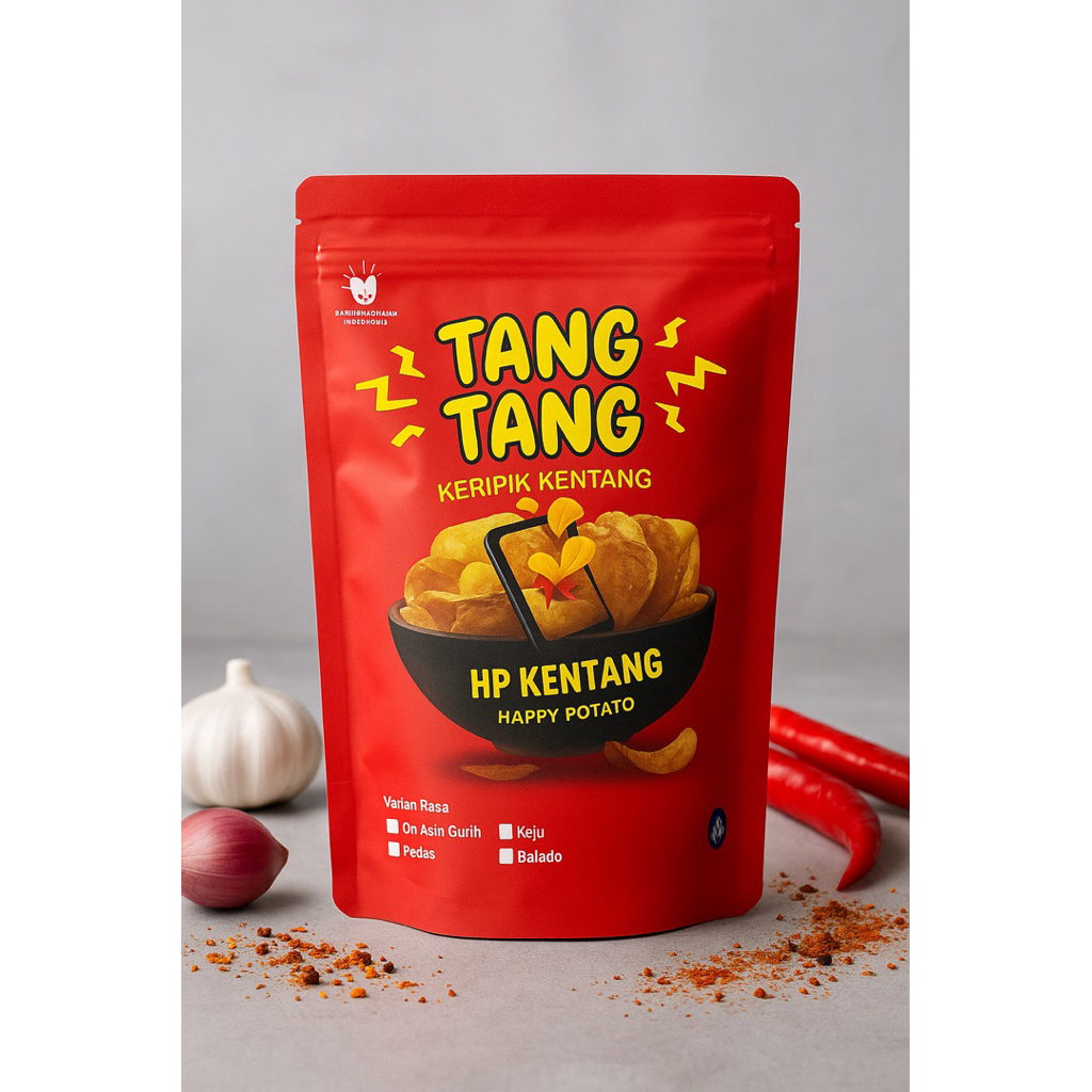 

Keripik Kentang HP Kentang Snack 60 Grm - 100 Gram