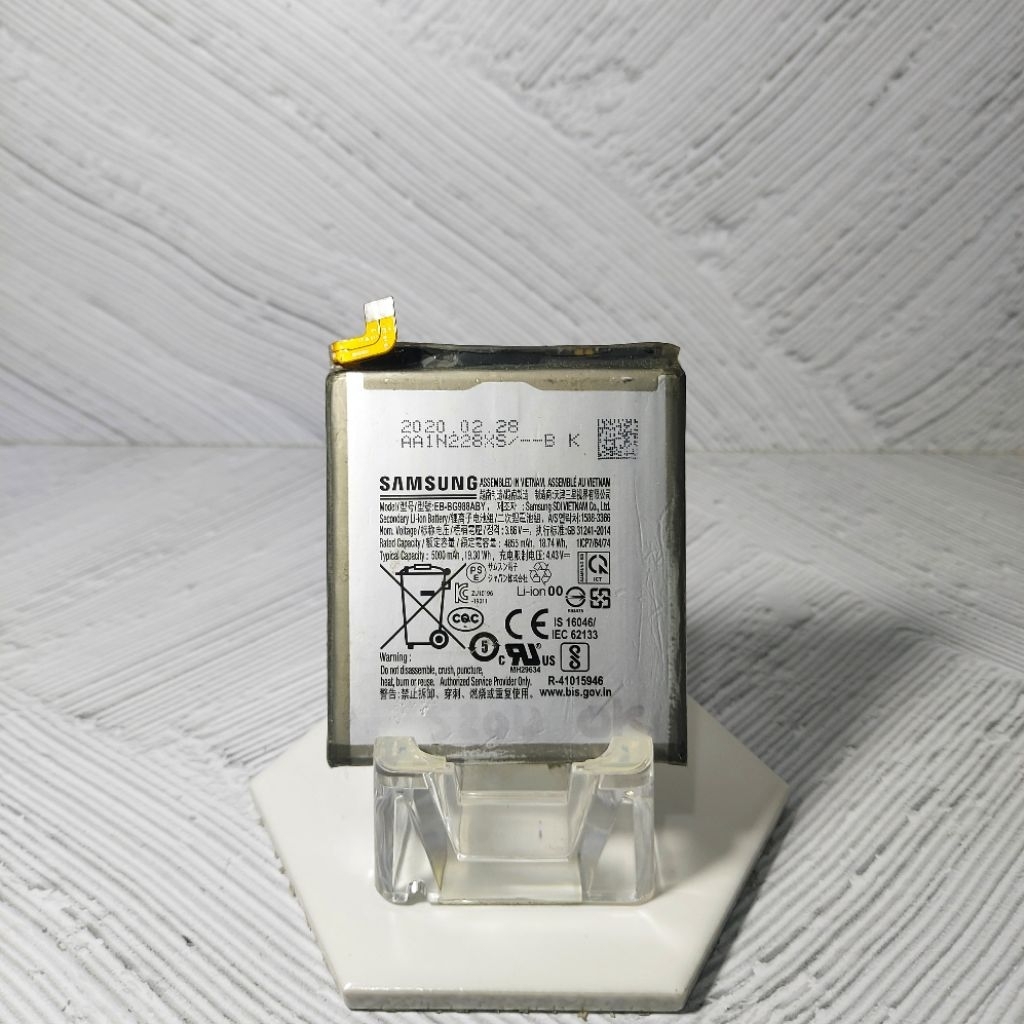 BATERAI BATTERY BATRE SAMSUNG GALAXY S20 ULTRA | EB-BG988ABY ORIGINAL BEKAS COPOTAN