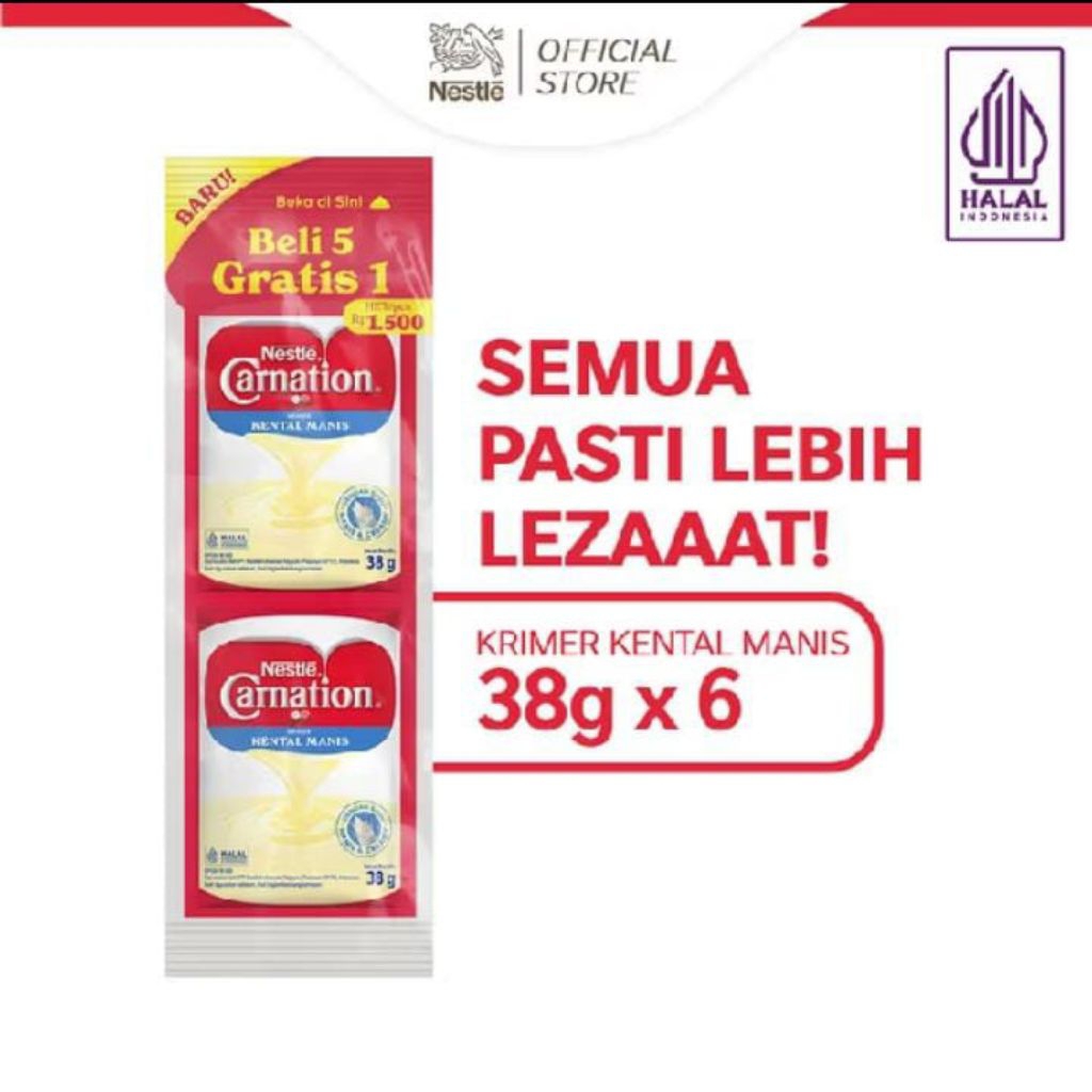 

carnation Saset 1 karton (20renteng)