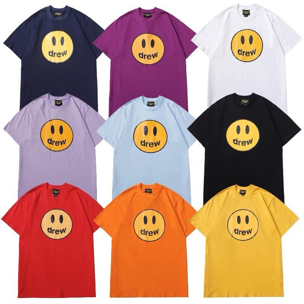 KAOS T- SHIRT OVERSIZE DREW HOUSE MASCOT VARIAN WARNA UNISEX PREMIUM