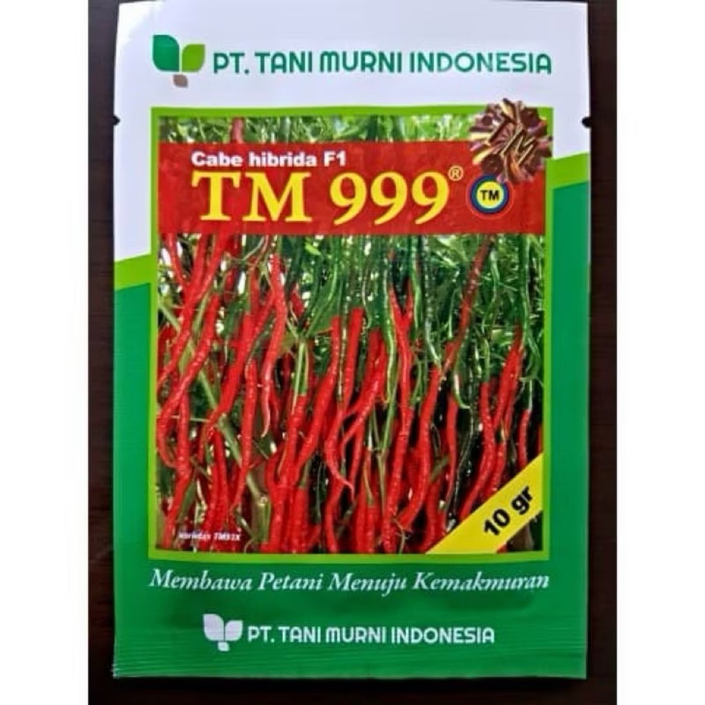 Tani Murni Benih Cabai Keriting Hibrida F1 TM 999 Bibit Cabai Super