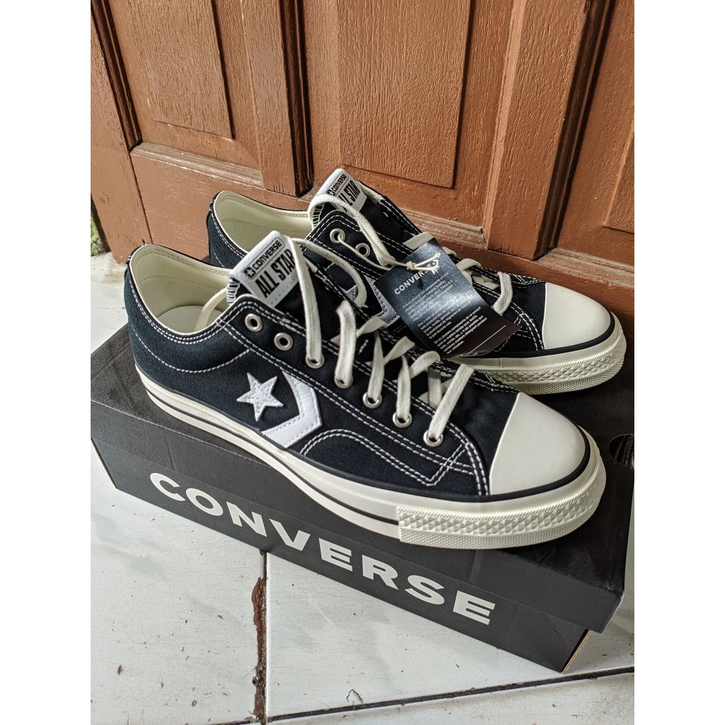 Converse Star Player OX - Black White