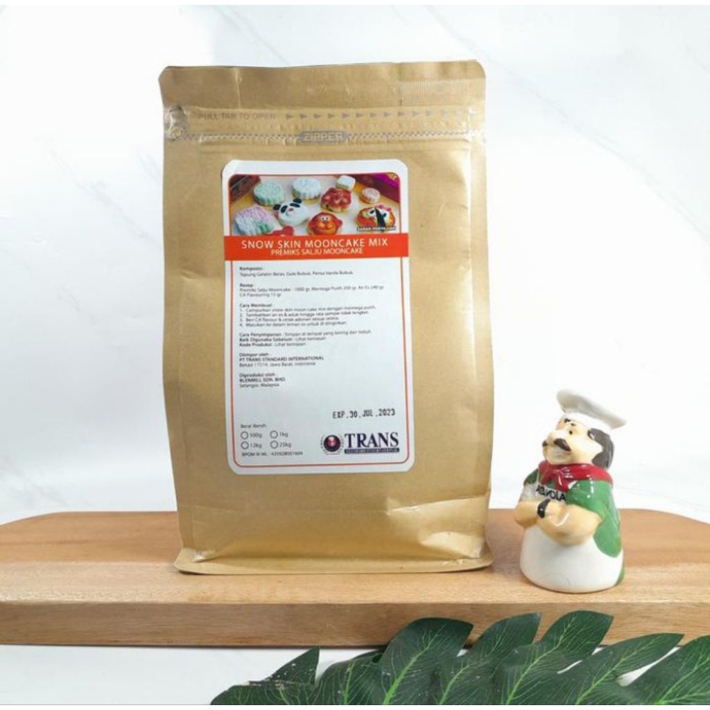 

Trans Premix Snowskin Mooncake 1 Kg - Tepung Premix Mooncake Siap Pakai
