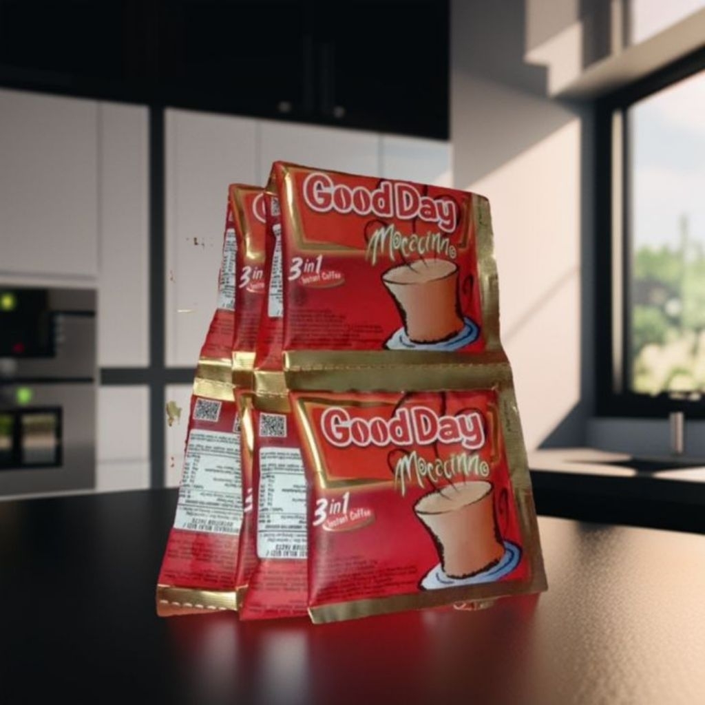 

Good Day Mocacinno 3in1 Instan Coffe 20gr Isi 10sachet