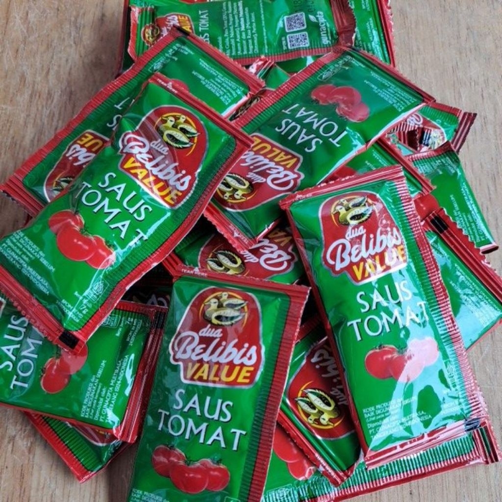 

SAUS TOMAT DUA BELIBIS VALUE SACHET 1 PACK @25PCS