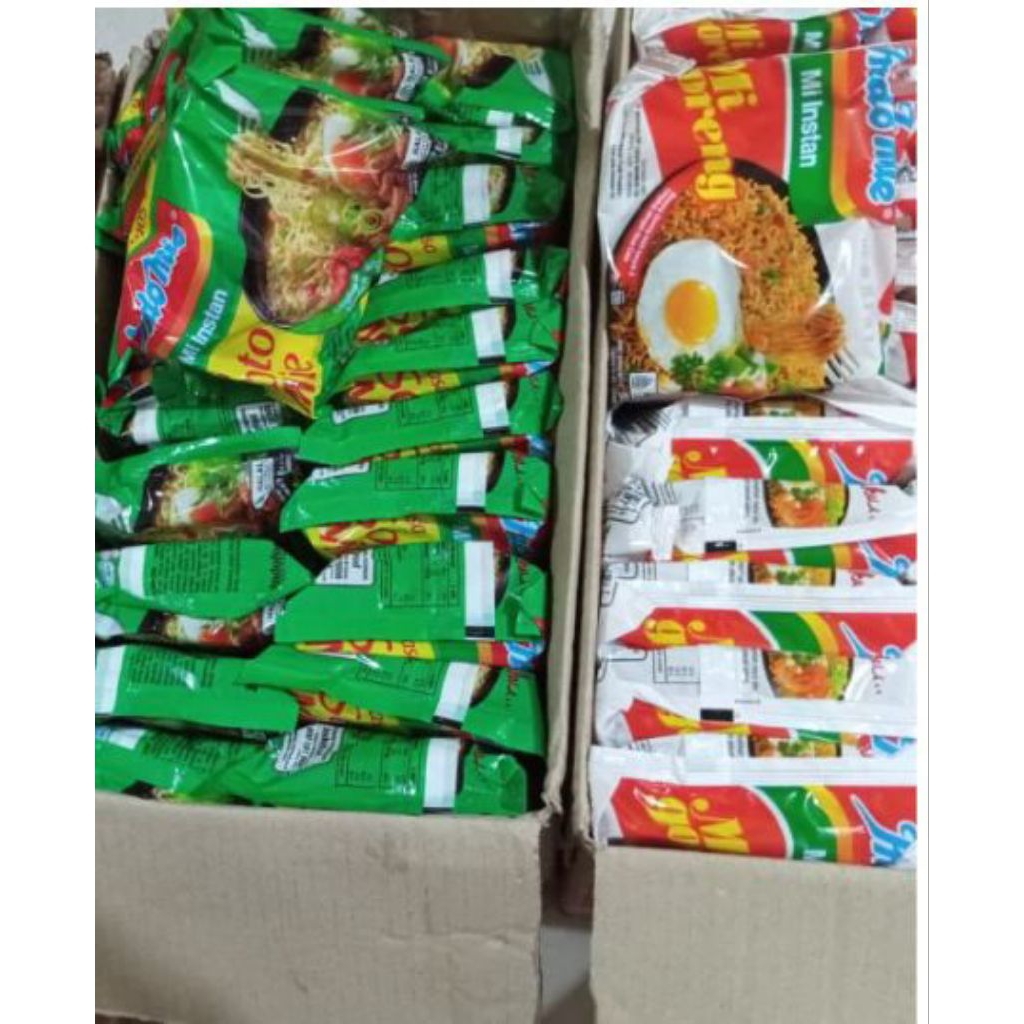 

INDOMIE GORENG SOTO MIE AYAM BAWANG KARI AYAM KARTON ISI 40PCS