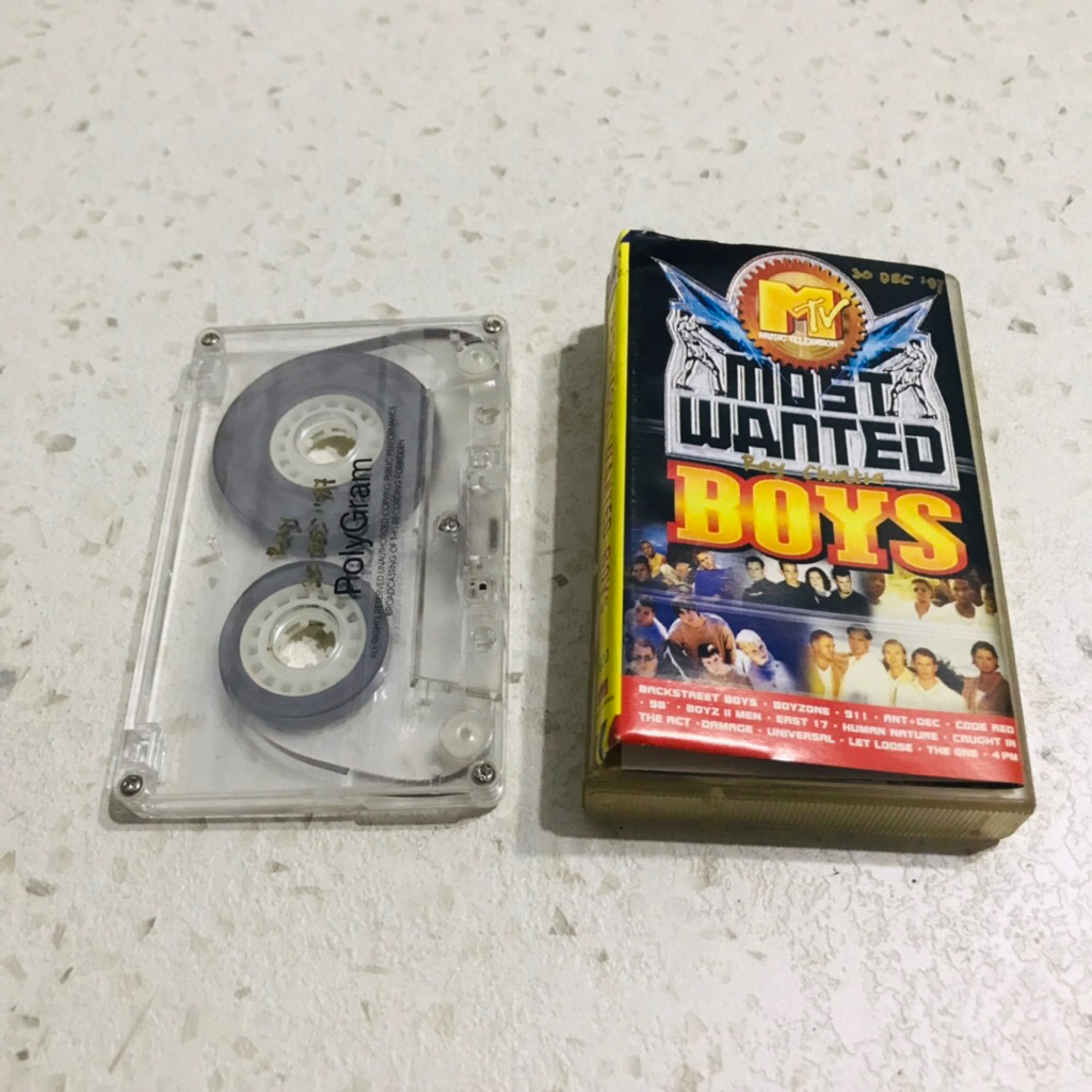 Kaset Pita MTV MOST WANTED BOYS - Kaset Pita Original