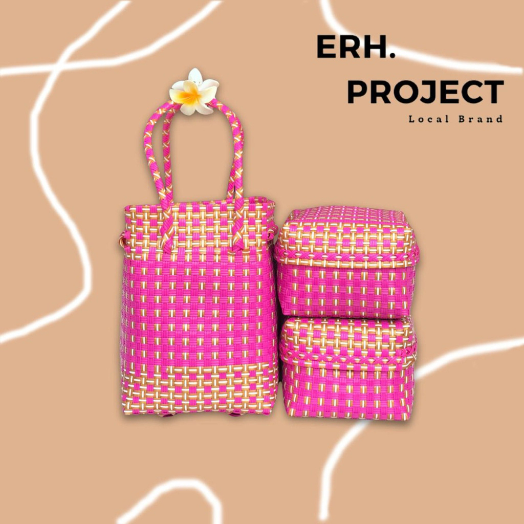 Tas Anyam Jali Set 2 Keben Bali Termasuk Besek Bambu Keben 18