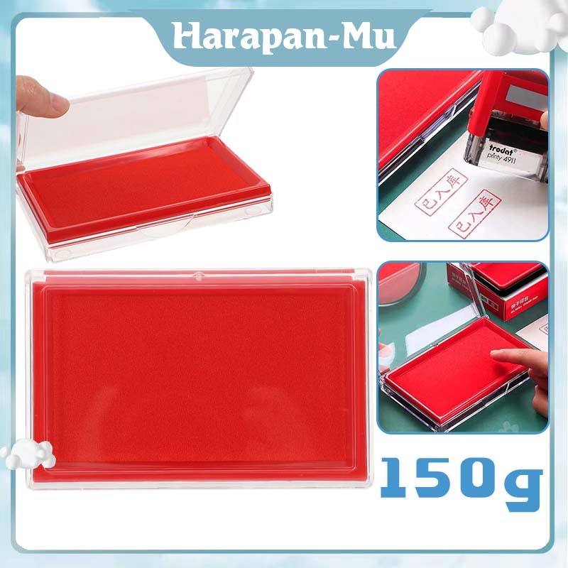 Stempel Merah / Stamp Pad Tinta / Bantalan Stempel