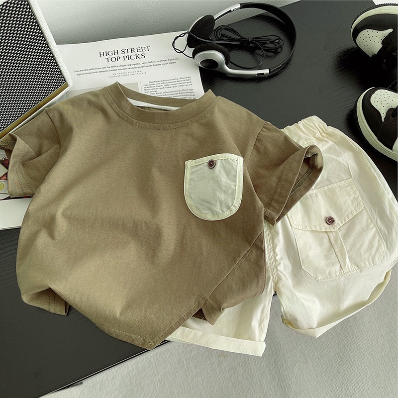 Setelan Kaos Anak Laki Laki Baju OOTD Anak ELION