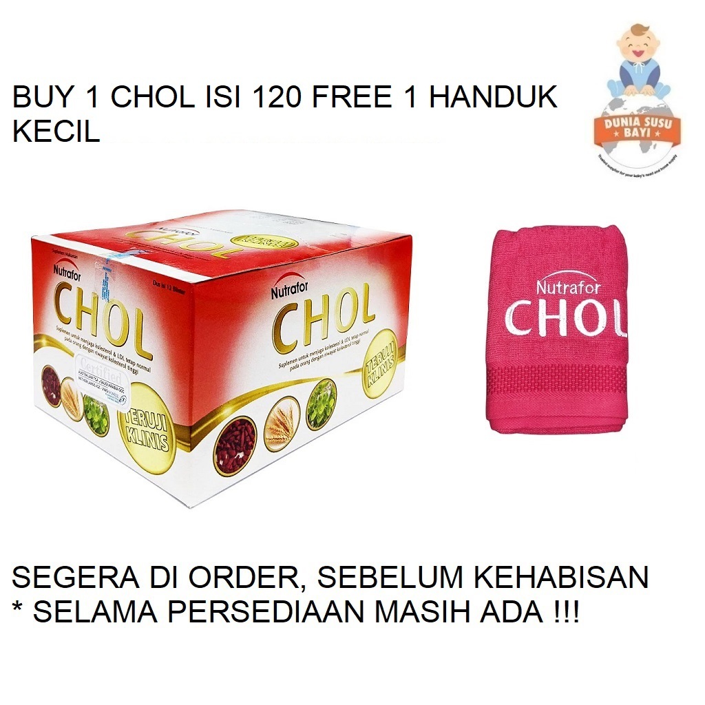 Nutrafor Chol Obat Penurun Kadar Kolesterol 120 Kapsul