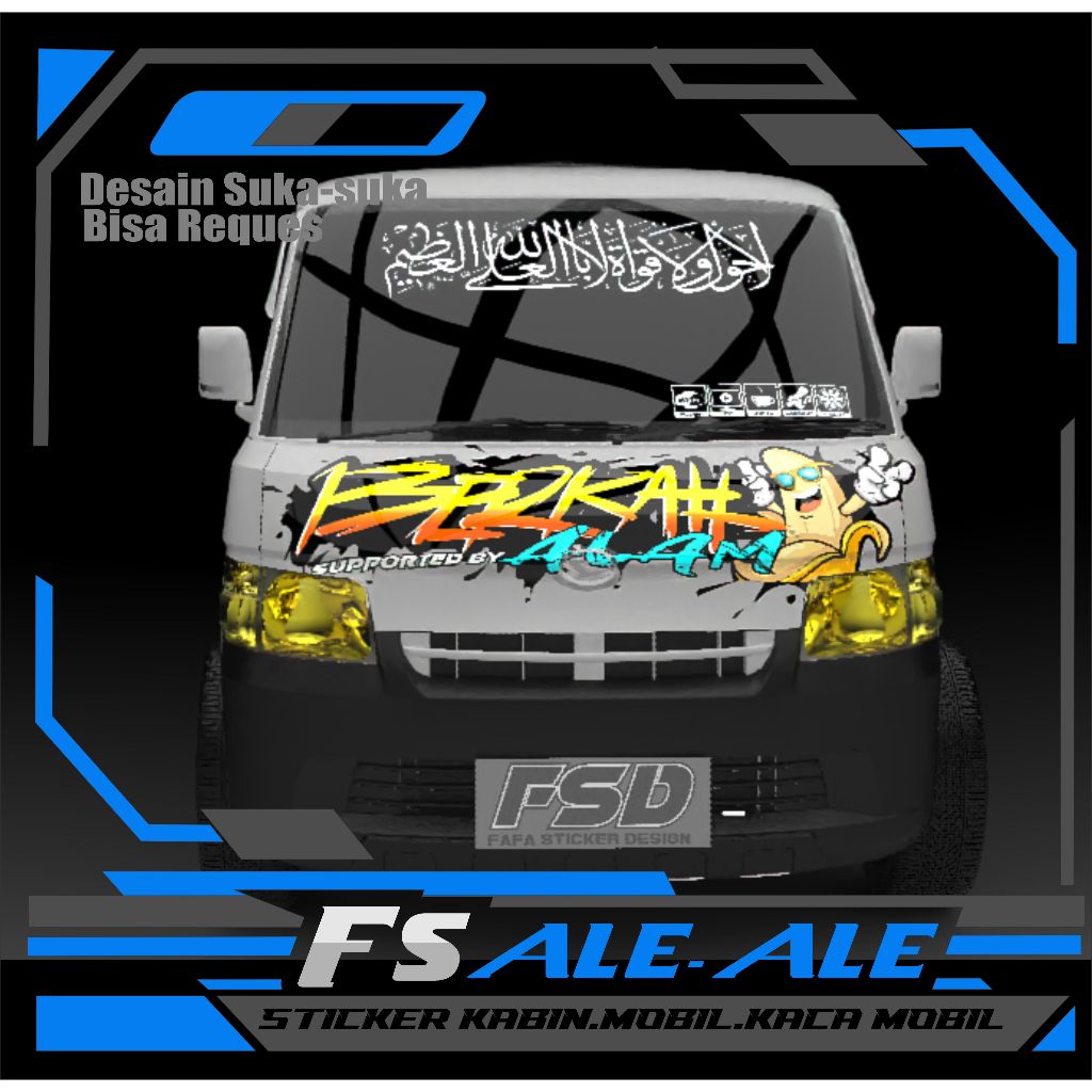 STICKER L300 ,STICKER PICKUP STIKER MOBIL/ CARRY PICKUP, STICKER KABIN TRUCK ,STICKER GRANDMAX ,ZEBR