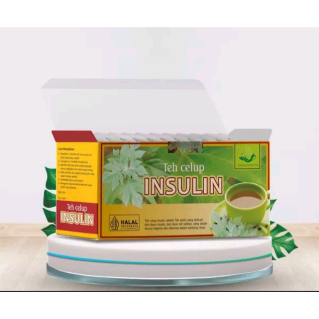 

Tazakka Teh INSULIN / YAKON. Herbal pengobatan Diabetes. Cepat & efektif menurunkan gula darah. Menstabilkan Gula darah tetap normal. Original produk. Berijin Badan BPOM. kemasang teh celup isi 20 kantong