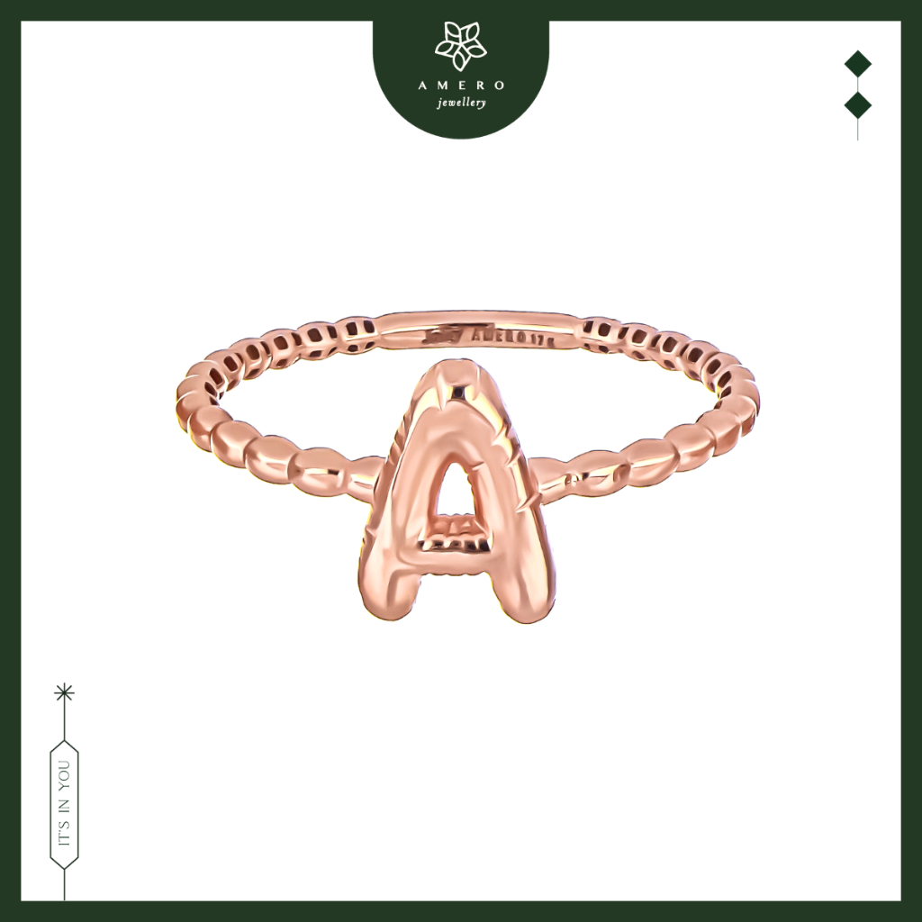 Cincin Emas Rose Gold 17K Jolly Balloon Amero Jewellery