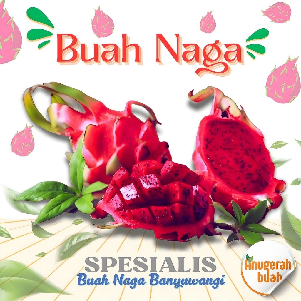 

Buah Naga Merah Premium 1Kg - Segar, Manis, Matang Pohon