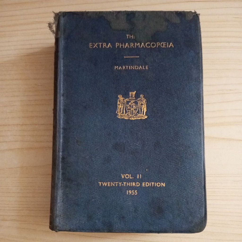 BUKU THE EXTRA PHARMACOPOEIA VOL II TWENTY THIRD EDITION BY MARTINDALE