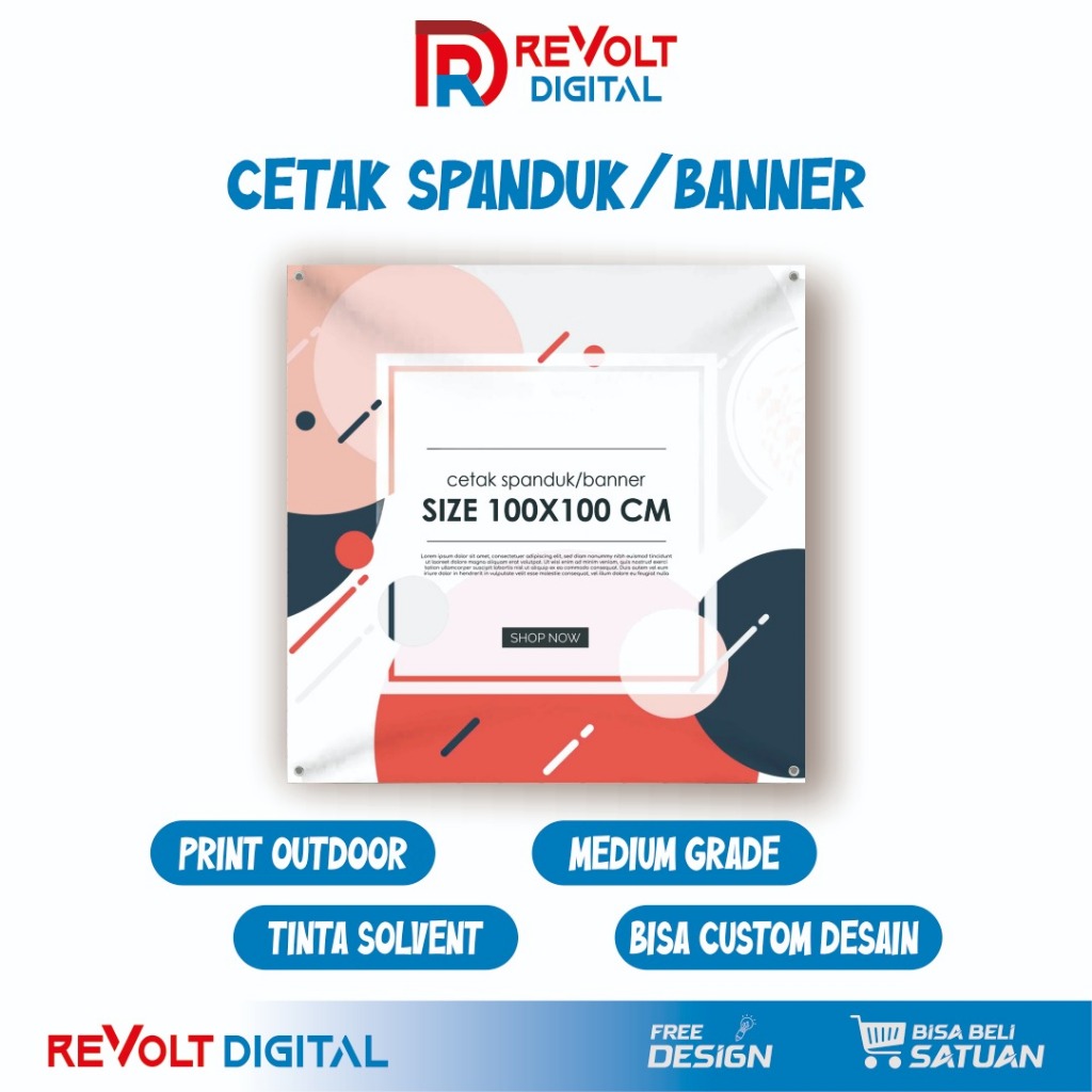 Banner, Spanduk, Baliho, T banner, Umbul-umbul, Rountag Custom