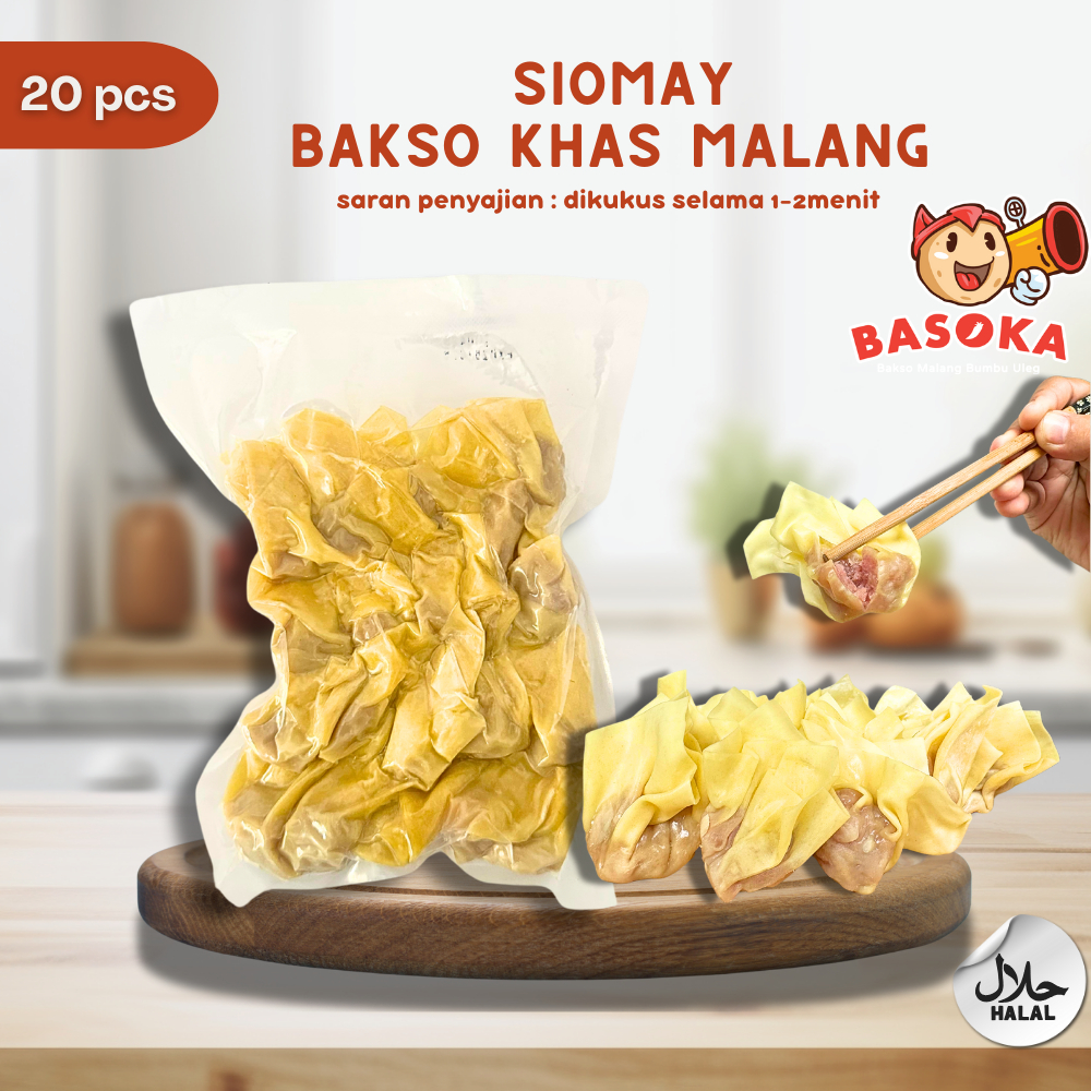 

Siomay bakso Khas Malang daging sapi asli isi 20