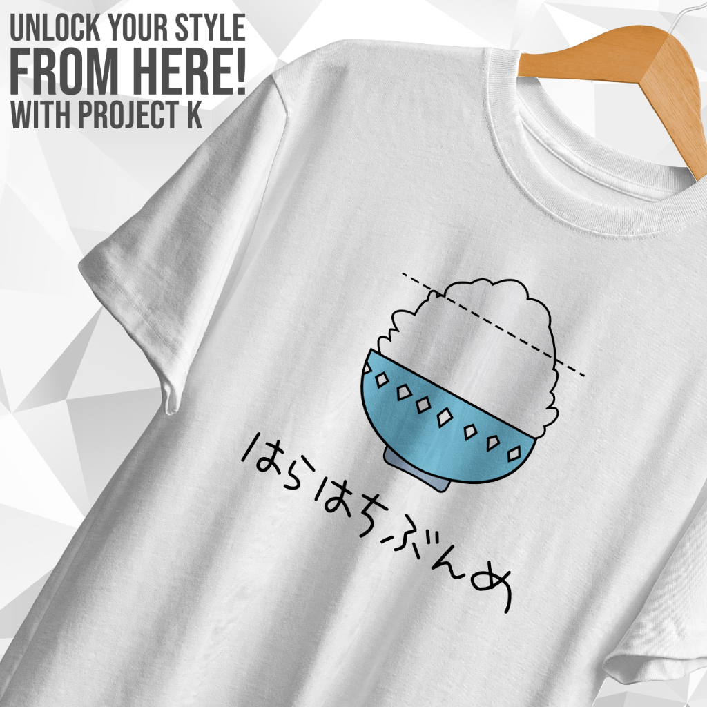 PROJECT K T-SHIRT KAOS DISTRO OGURI CAP UMA MUSUME KAOS ANIME GAME COSPLAY - CUTTON COMBED 30S