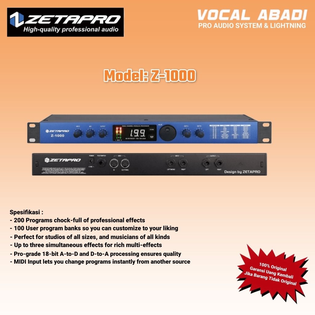 EFFECT VOCAL ZETAPRO Z1000