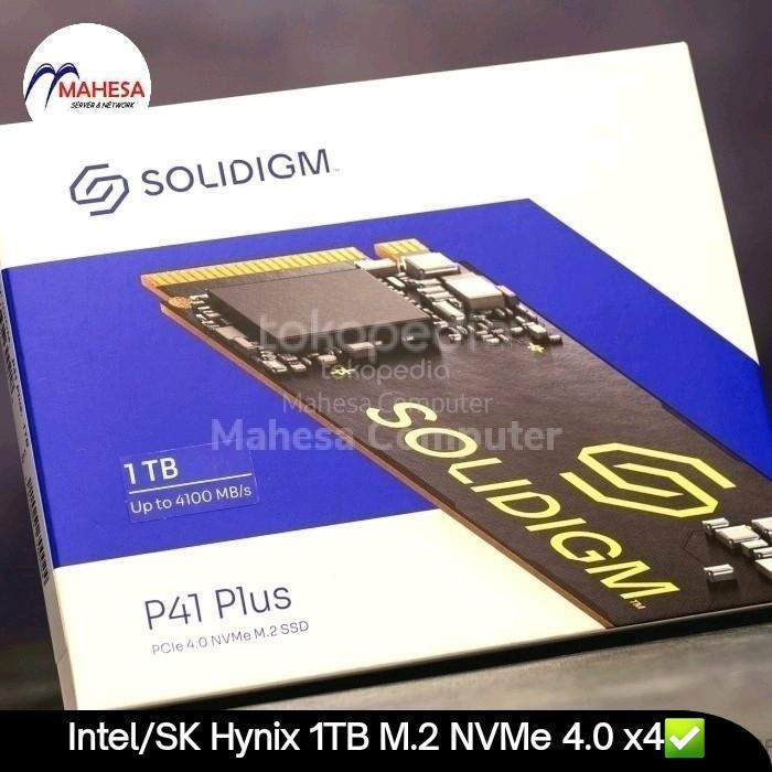 SSD 1TB NVMe Gen4 Solidigm P41+ INTEL SK HYNIX M.2 PCIe 4.0 4125Mbps