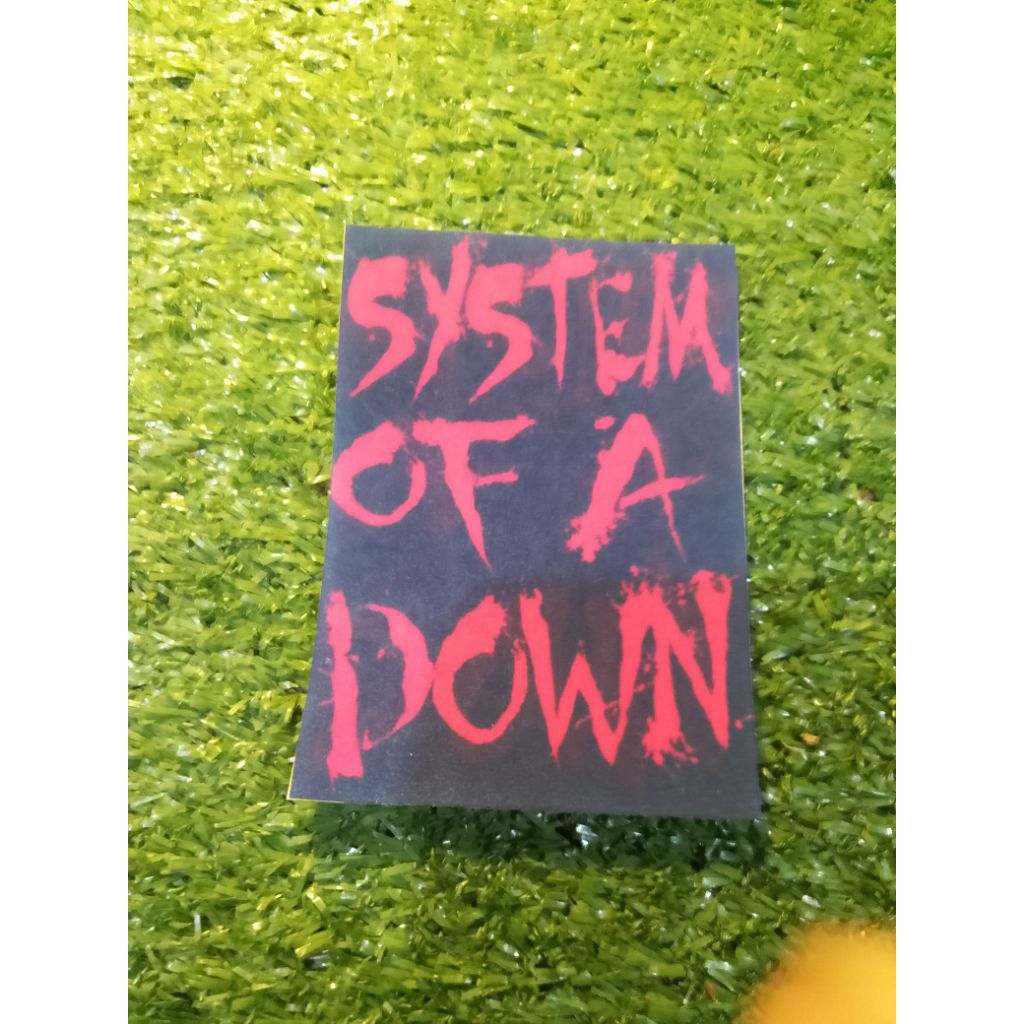 

stiker vinyl system of a down