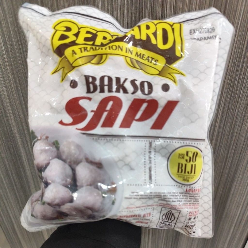 

BERNARDI BAKSO SAPI 50BJ KECIL 360GR (9916500101)