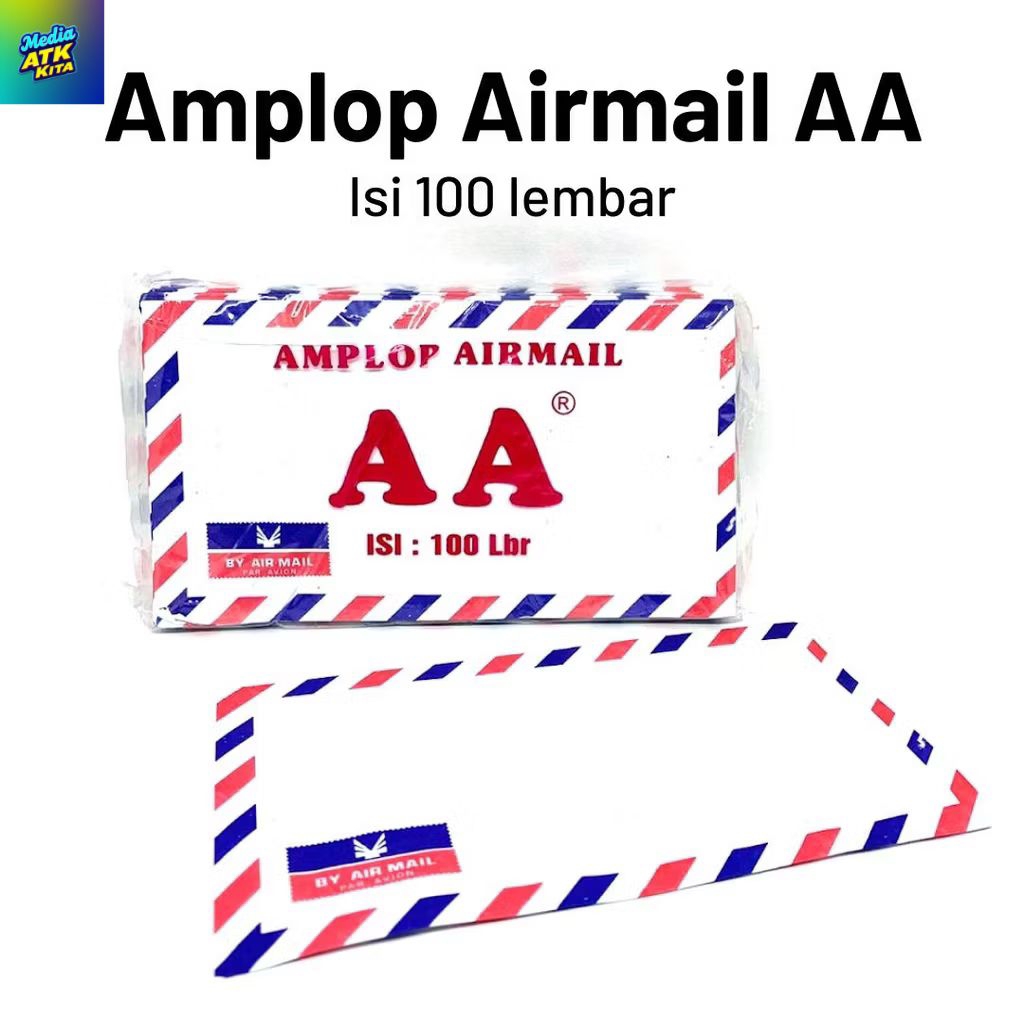 

Amplop AA-1 Pack Isi 100 Lembar (Ukuran 15 x 8 cm)
