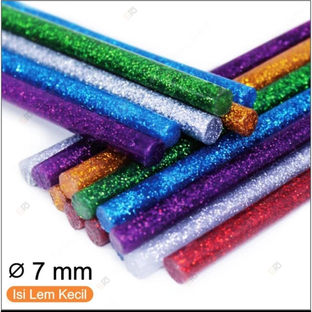 

Isi Lem Tembak Kecil Warna - Compatible for Joyko GG-850 GG-852 warna bervariasi - Glitter Cokelat