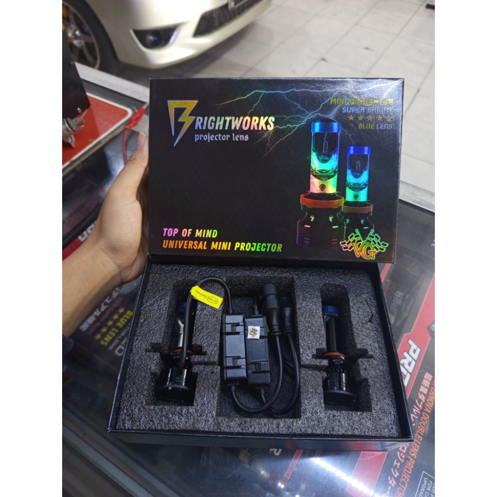 Lampu led mini projector hb3 / lampu led depan mobil / lampu utama mobil