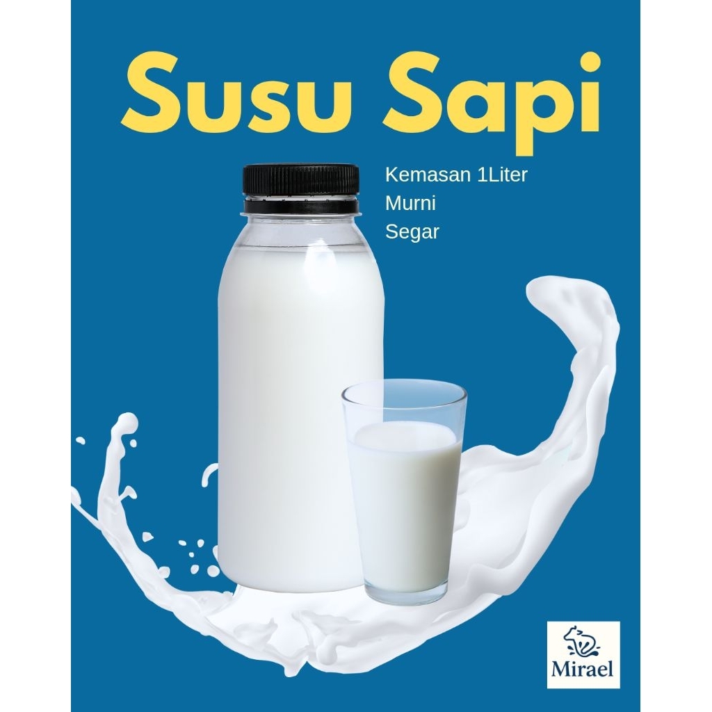 

Susu Sapi Segar Murni Mentah 1L Tanpa Campuran