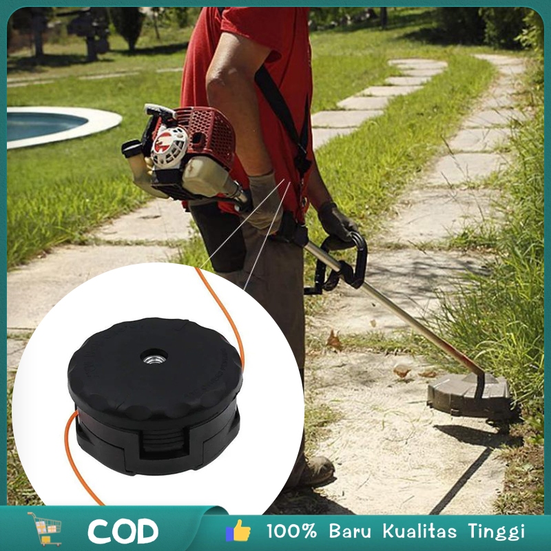 1 Kotak Trimmer Head Mesin Potong Rumput Hedge Trimmer Head Trimmer Head Aldo Kepala Senar Mesin Pot