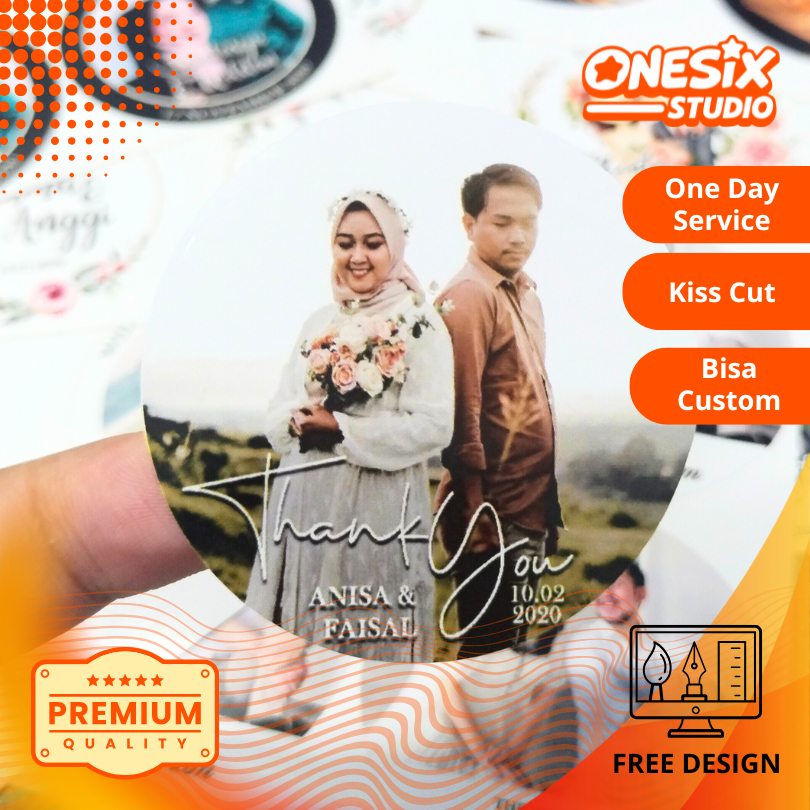 

Stiker Murah Bandung - Print Sticker Custom Foto Wedding