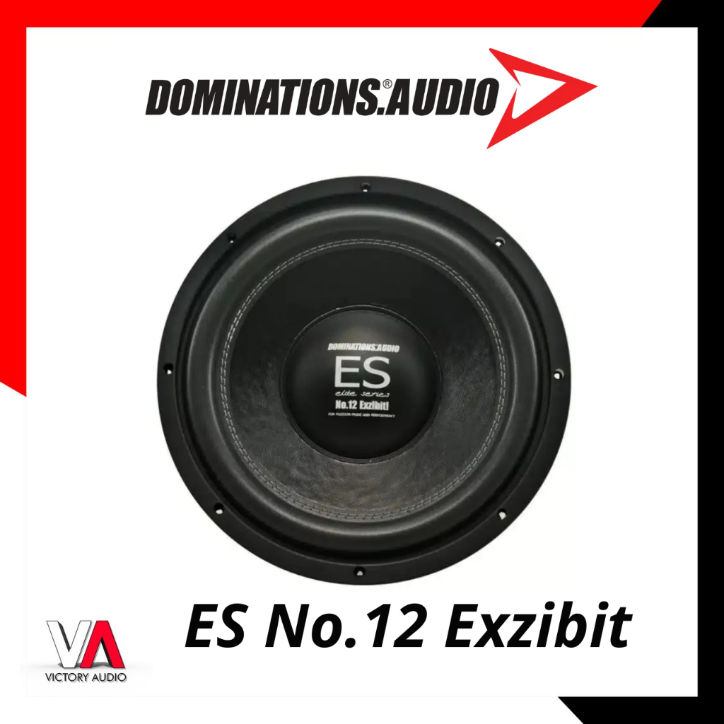 Subwoofer ES NO. 12 EXIZIBIT Dominations - 12 Inch - Subwoofer Double Stacked Ferrite Magnet - Audio
