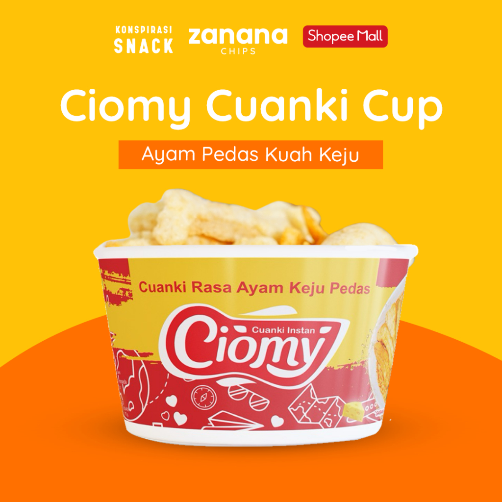 

Ciomy Cuanki Cup | Ayam Pedas Kuah Keju 75g