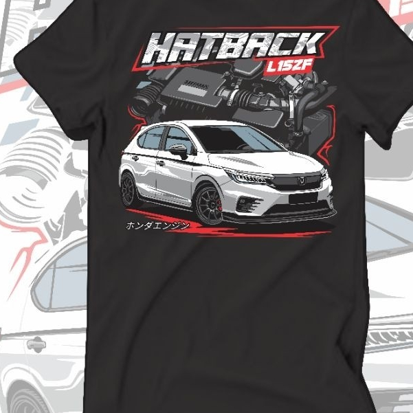 Kaos City Hatback Honda City HB Kaos Combed 24s