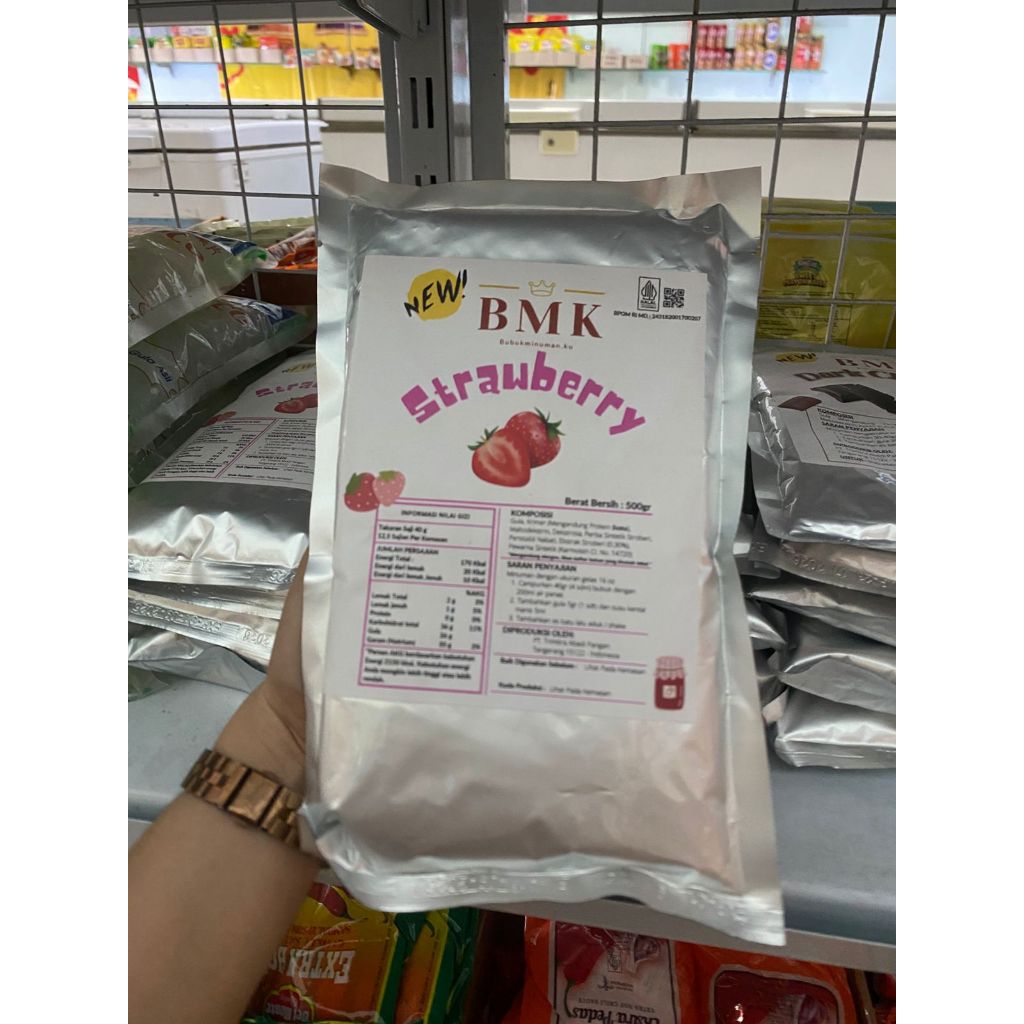 

BUBUK MINUMAN BMK 500gr (Strawberry,Cappucino,Greentea,Coklat,Mangga,Tiramisu,DLL)