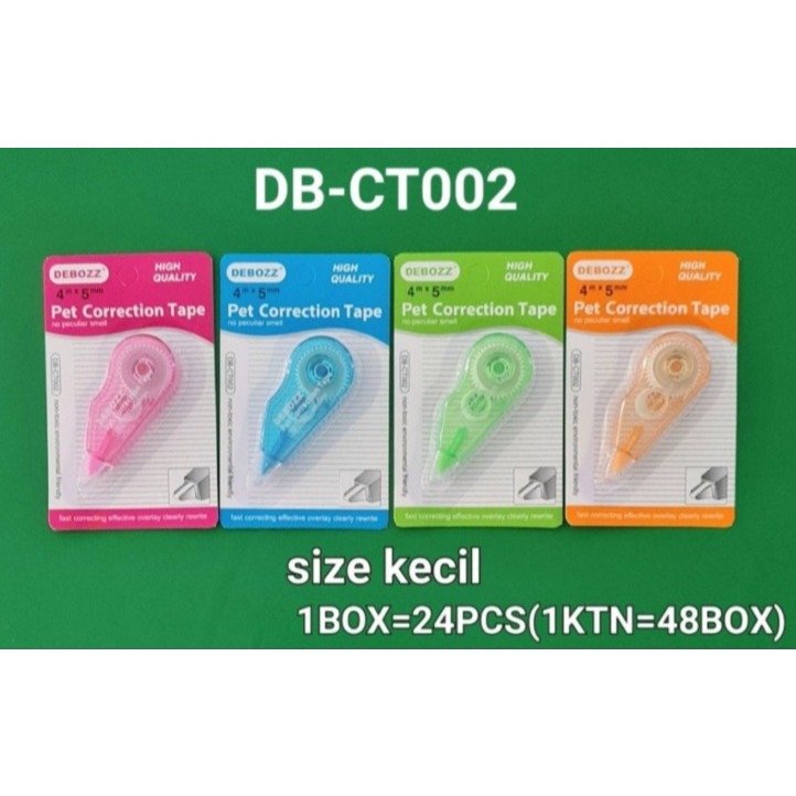 

Correction Tape Debozz 4M / Cortape / tip ex / tip x / tipex 1 Pcs ( DB-CT002 )