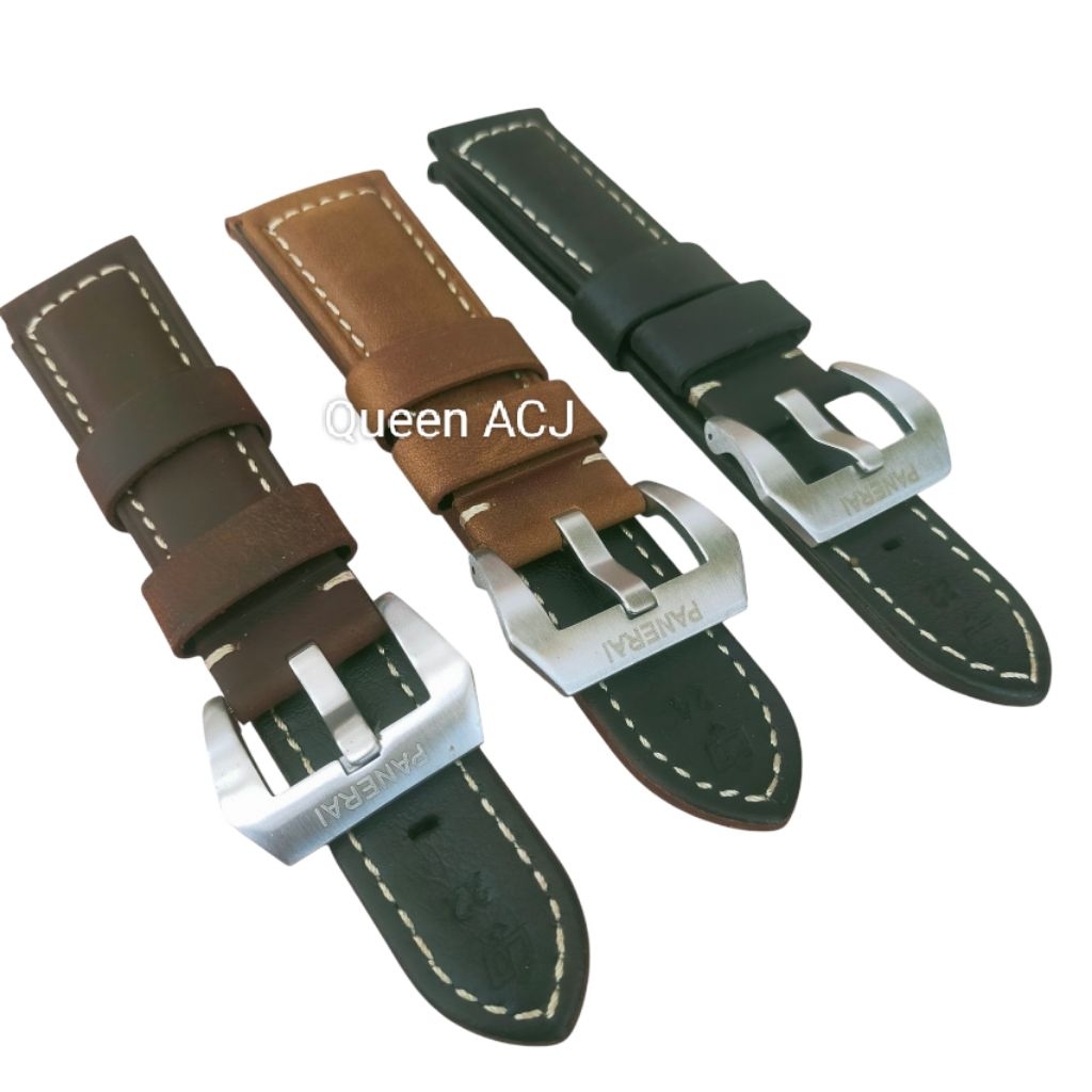 Tali Jam Tangan Panerai Luminor Strap Kulit Panerai Jam Tangan Arloji Swiss Japan