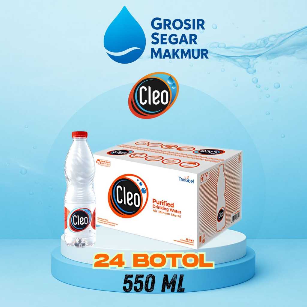 

CLEO Karton 3D 550 ml ( 1 dus 24 botol )