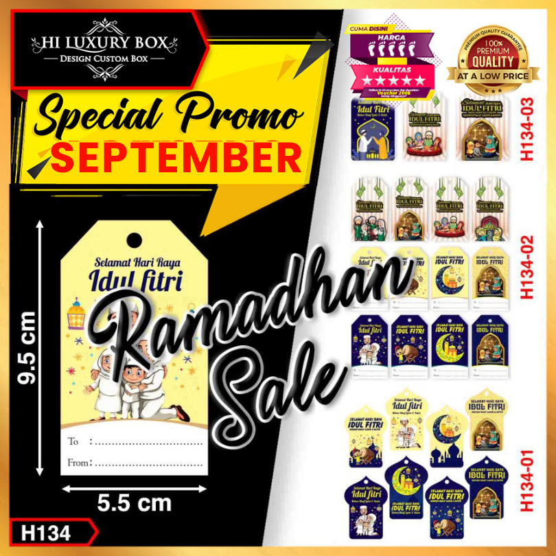 

Hangtag Lebaran|dul Fitri|Aksesorits Packaging|Tag Hari Raya|H134