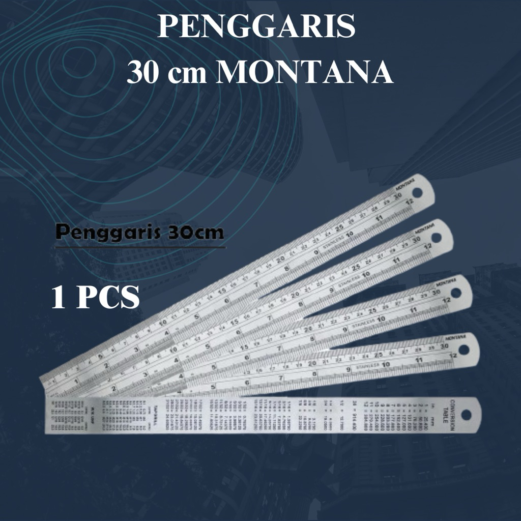 

MONTANA RULES / PENGGARIS MONTANA 30 cm METAL RT-30 S